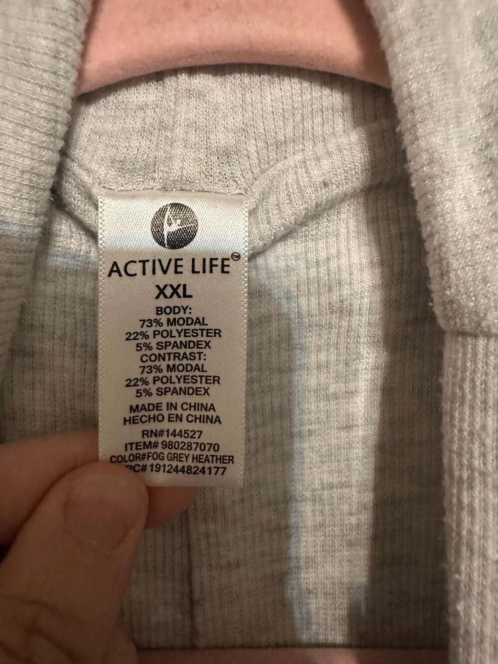 Active Life Modal Blend Long Sleeve Open-Front Cardigan with Thumbholes - Picture 4 of 5